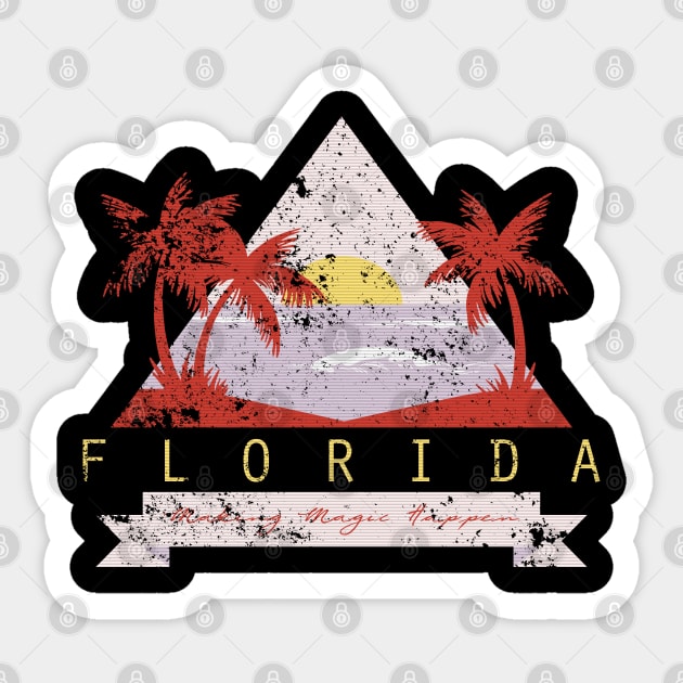 Florida - making Magic happen Sticker by NJORDUR